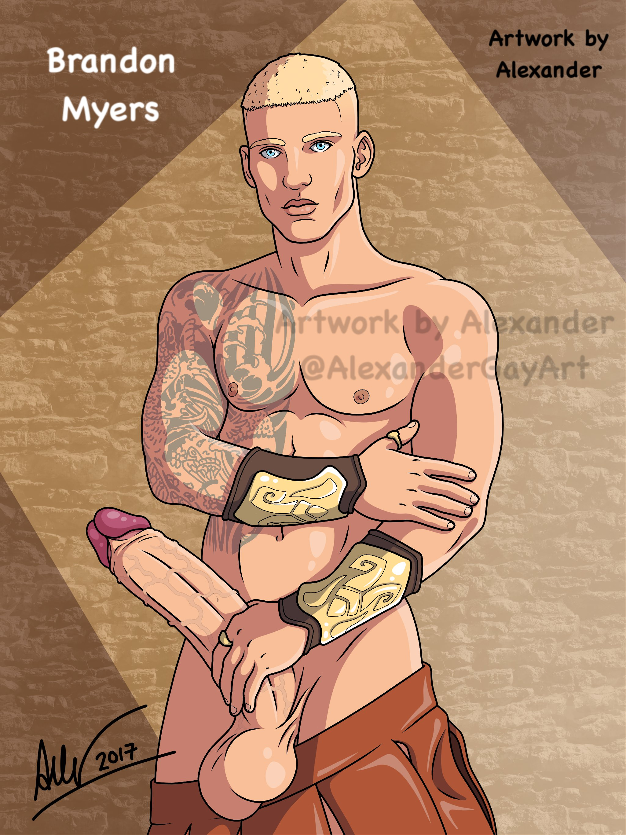 brandon myers from itv bromans naked alexander gay art
