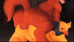 hd cartoon big tits furry yiff animation big ass butt